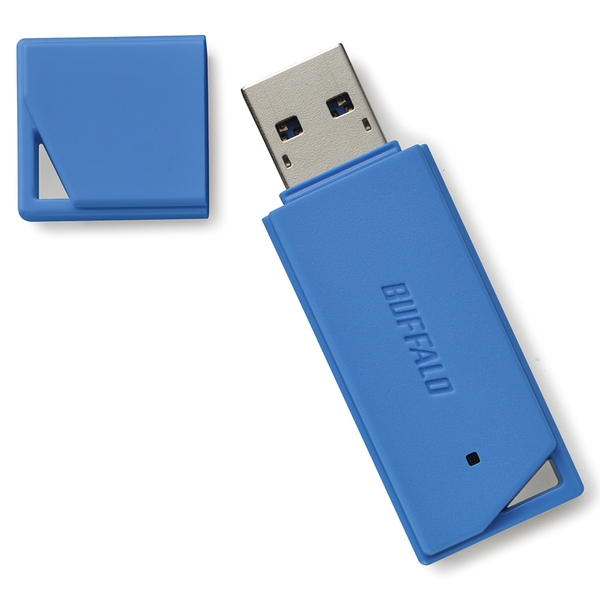 USB3.1(Gen1)/USB3.0Ή USB[ o[f 32GB u[ RUF3-K32GB-BL