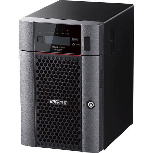 ハードウェアRAID Windows Server IoT 2019 for Storage Standard Edition搭載 6ベイデスクトップNAS 48TB WSH5620DN48S9