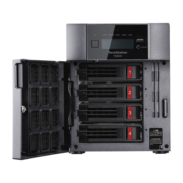 バッファロー TeraStation TS6000シリーズ 4ベイ デスクトップNAS 48TB