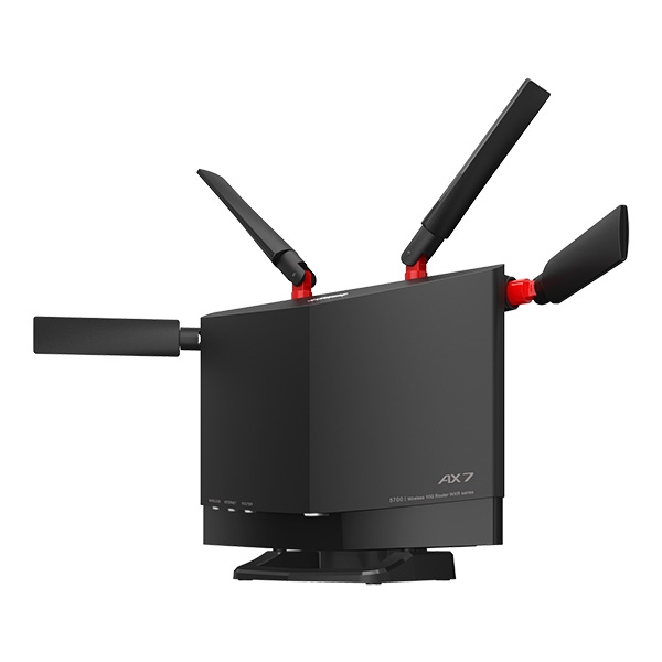 バッファロー 無線LAN親機 WiFiルーター 11ax/ac/n/a/g/b 4803+860Mbps WiFi6/Ipv6対応  ネット脅威ブロッカー2プレミアム搭載 ブラック WXR-5700AX7P/D - NTT-X Store