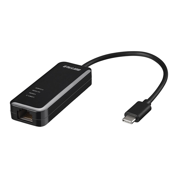 GigaΉ Type-C USB3.2(Gen1)pLANA_v^[ ubN LUA5-U3-CGTE-BK