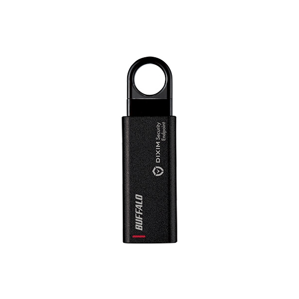 DiXiM Security Endpoint搭載 セキュリティUSBメモリー 32GB ブラック RUF3-KEV32G-BK