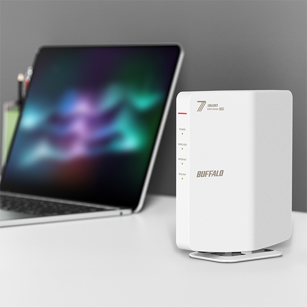 BUFFALO バッファロー wifi7 3600 standard ホワイト バッファロー（Buffalo） Wi-Fi 7(11be)対応デュアルバンドWi-Fi