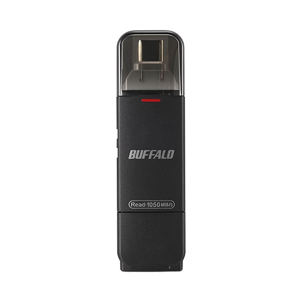 バッファロー USB3.2(Gen2) Type-C/Aコネクター両対応 高速帯
