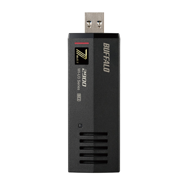 バッファロー Wi-Fi 7対応 11be/ax/ac/n/a/g/b 2882Mbps USB無線LAN子