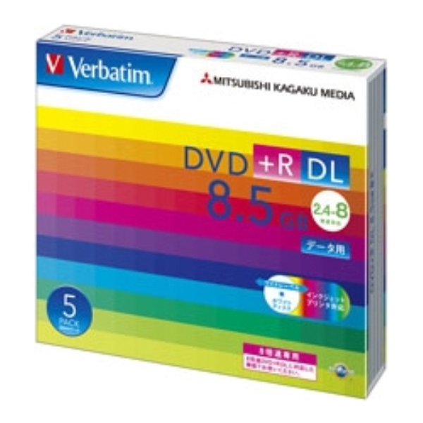 DVD+R DL 8.5GB PCf[^p 8{Ή 5XP[X Ch\ DTR85HP5V1