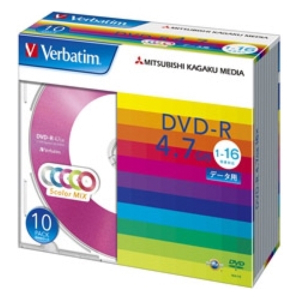 DVD-R 4.7GB PCf[^p 16{Ή 10XP[X J[~bNX DHR47JM10V1