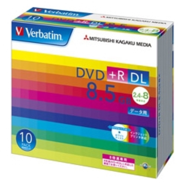 DVD+R DL 8.5GB PCf[^p 8{Ή 10XP[X Ch\ DTR85HP10V1