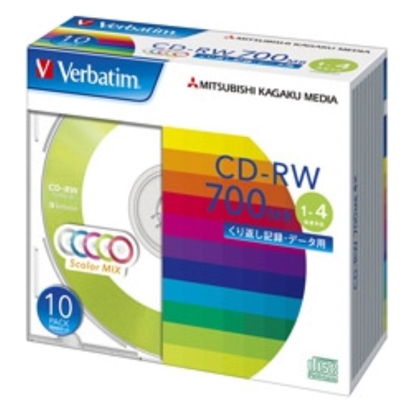 CD-RW 700MB PCf[^p 4{ 10XP[X J[~bNX SW80QM10V1