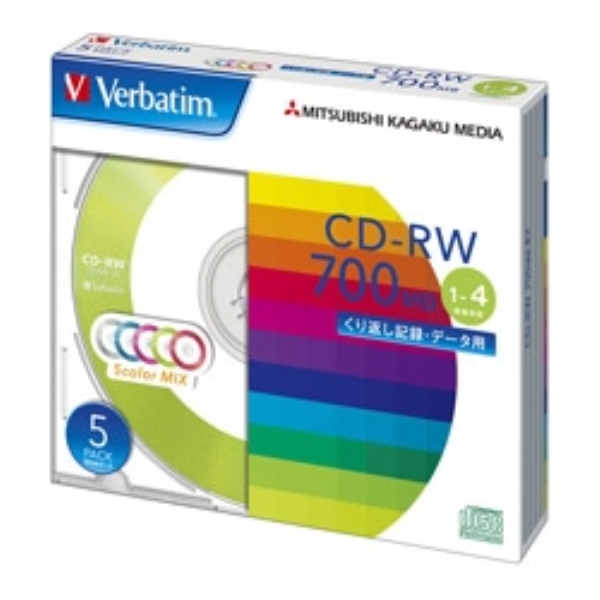 CD-RW 700MB PCf[^p 4{ 5XP[X J[~bNX SW80QM5V1