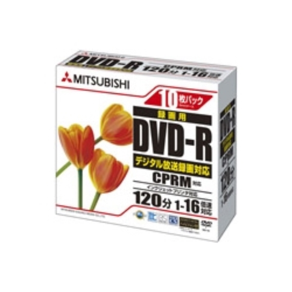 DVD-R CPRM^p120 16{Ή 5mmXP[X 10 ChΉ @lp VHR12JPP10