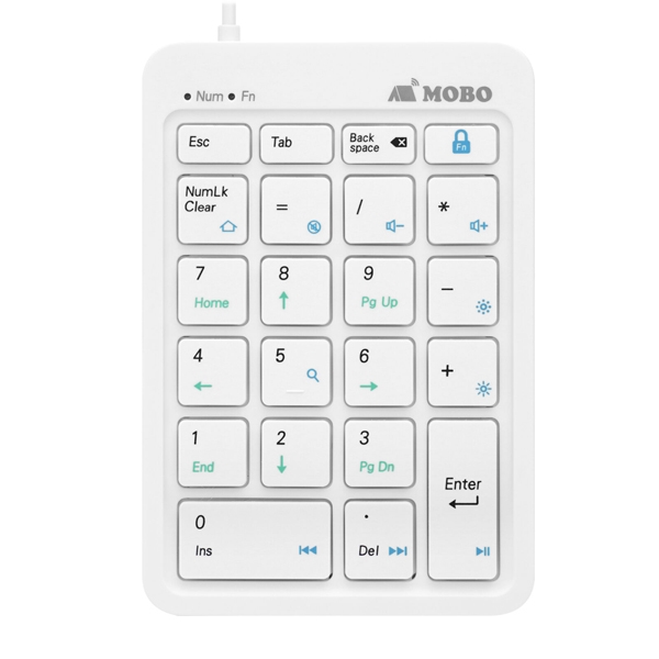 Tenkey Pad 2 Wired zCg Lڑ AM-NPW22-WH