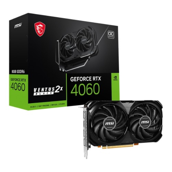 GEFORCE RTX4060 OtBbNX{[h(^:GeForce RTX 4060 VENTUS 2X BLACK 8G OC) GEFORCE RTX4060 VENTUS2X BLACK8GOC