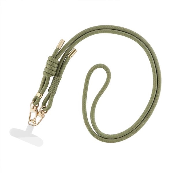スマートフォン(汎用) ショルダーストラップ 「SHOULTY MULTI STRAP」Wフックベーシックタイプ オリーブ LN-SS11GR