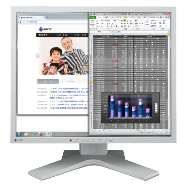 tfBXvC 19^/1280×1024/DVIAD-SubADisplayPort/Z[OC/Xs[J[: S1934-HGY