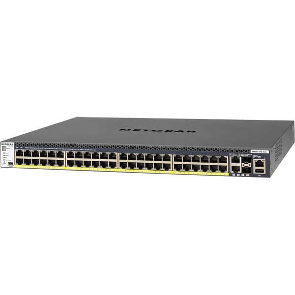 M4300-52G-PoE+ 1000BASE-T 48|[g(PoE+Ή) + 10GBASE-T 2|[g + 10G SFP+ 2Xbg Layer3}l[WXCb`(X^bJu) 480W budget GSM4352PA-100AJS