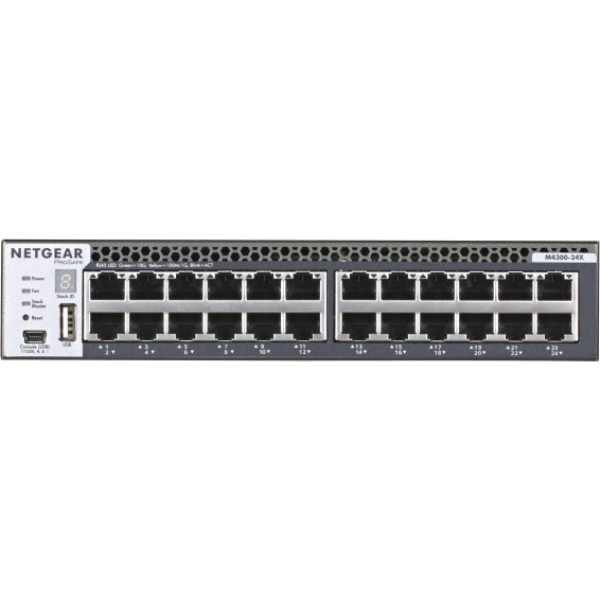 M4300-24X 10GBASE-T 24|[g + 10G SFP+ 4Xbg Layer3}l[WXCb`(X^bJu) XSM4324CS-100AJS