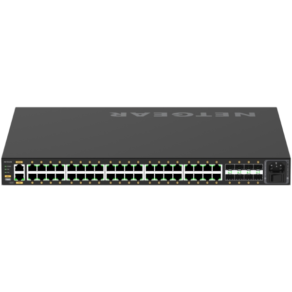 NETGEAR Inc. ProAV向けPoE+対応 (960W) 1Gポート×40 SFP+