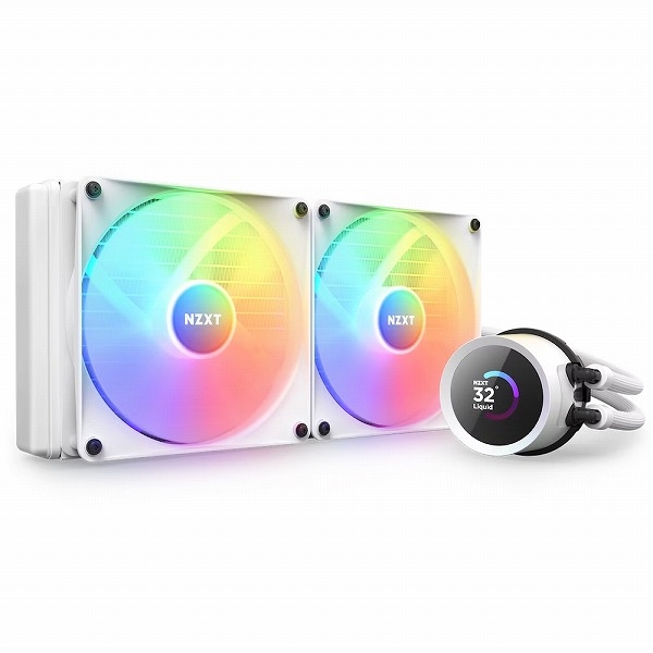 CPUN[[ KRAKEN RGB 280 White RL-KR280-W1