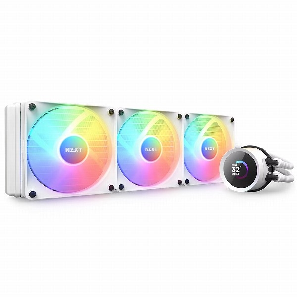 CPUN[[ KRAKEN RGB 360 White RL-KR360-W1