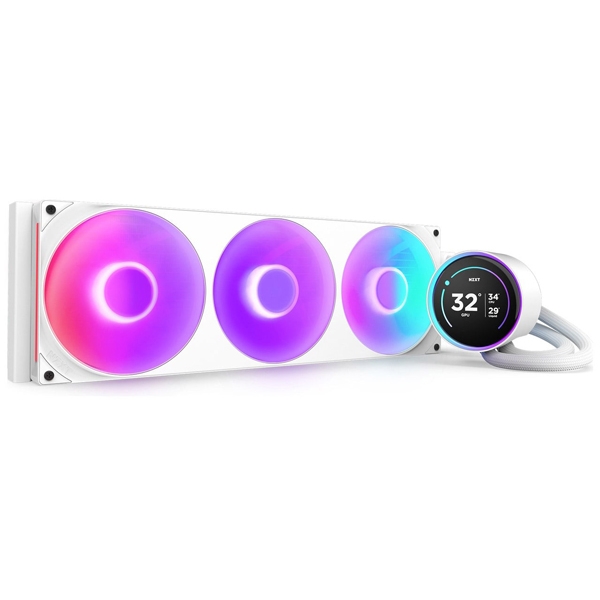 ȈՐCPUN[[ Kraken Elite 420 RGB V2 (White) RL-KR42E-W2