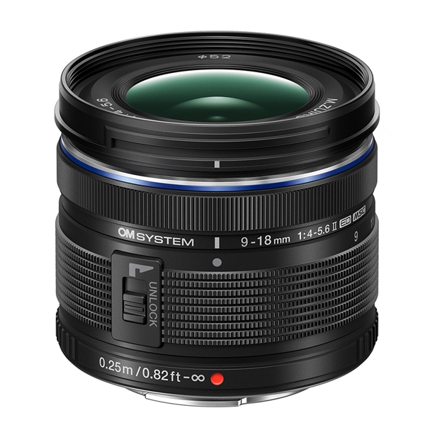 }CNtH[T[Yp M.ZUIKO DIGITAL ED 9-18mm F4.0-5.6 II ED 9-18mm F4.0-5.6 U BLK OM