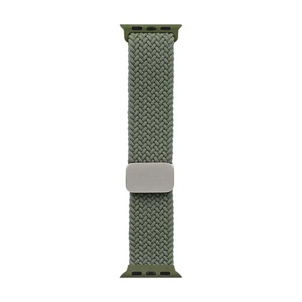 Apple Watch用バンド/アップルウォッチバンド/38mm/40mm/41mm/ニュアンスカラー/マグネットバックル/ナイロン/セージグリーン OWL-MINAWBS04-GR