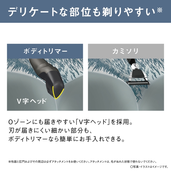 パナソニック(家電) ボディトリマー （ダークシルバー） ER-GK83-S