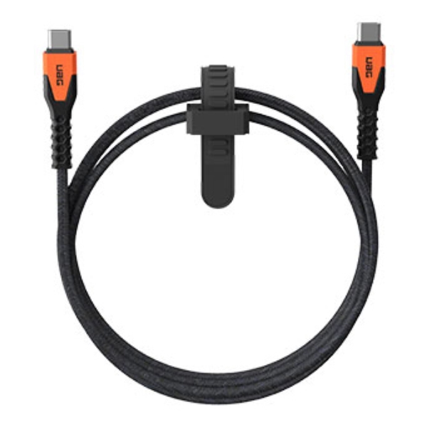 UAG KEVLAR CORE USB-C TO C POWER CABLE (ubN/IW) UAG-CBL-CC-BK/OR