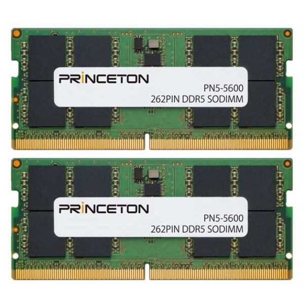 32GB(16GB 2g) DDR5-5600 262PIN SODIMM PN5-5600-16GX2