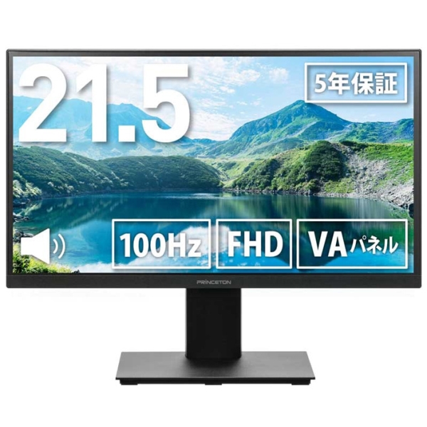 tfBXvC 21.5^/1920×1080/D-SubAHDMIADVI-DADisplayPort/ubN/Xs[J[: PTF-H221W-BK