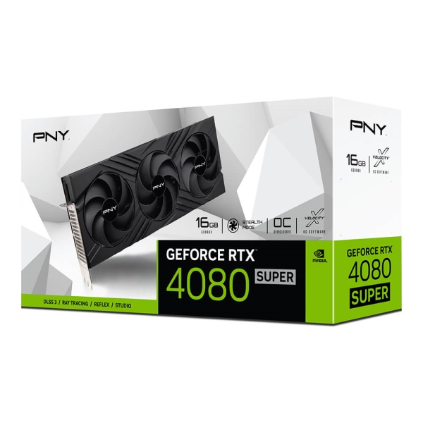 OtBbN{[h PNY GeFORCE RTX 4080 SUPER 16GB VERTO OC 3FAN VCG4080S16TFXPB1-O