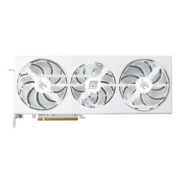 Hellhound Spectral White AMD Radeon RX 7800 XT 16GB GDDR6/zCgJ[f RX7800XT 16G-L/OC/WHITE