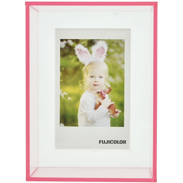 浅沼商会 FUJICOLOR アクリルコロンフレーム チェキ ピンク 506444