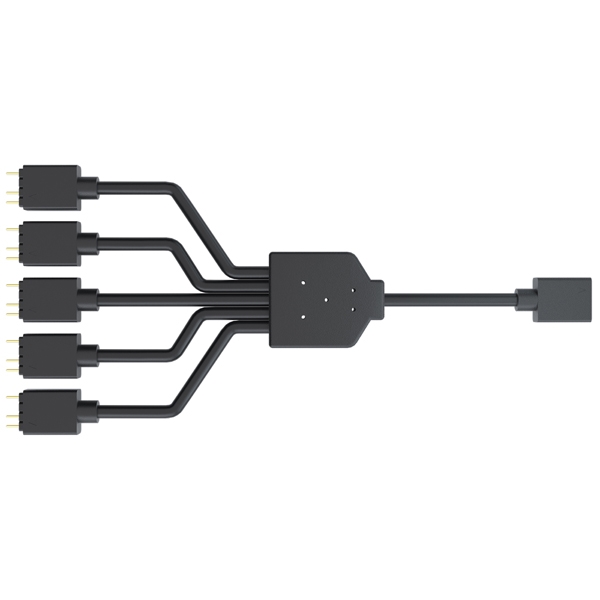 Addressable RGB 1-to-5 Splitter Cable MFX-AWHN-1NNN5-R1