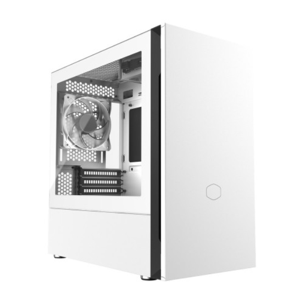 Silencio S400 White (ミドルタワー静音PCケース ガラスサイドパネル付き) MCS-S400-WG5N-SJP