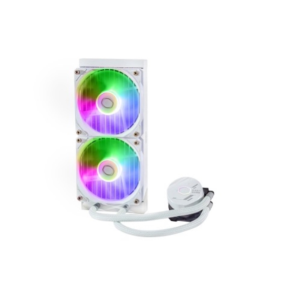 MasterLiquid 240L Core ARGB White / 240mmȈՐ /120mmARGBt@ / zCgJ[f / Intel LGA1700Ή / AMD AM5/AM4/AM3\PbgΉ MLW-D24M-A18PZ-RW