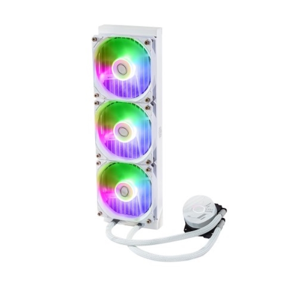 MasterLiquid 360L Core ARGB White / 360mmȈՐ / 120mmARGBt@ / zCgJ[f / Intel LGA1700Ή / AMD AM5/AM4/AM3\PbgΉ MLW-D36M-A18PZ-RW