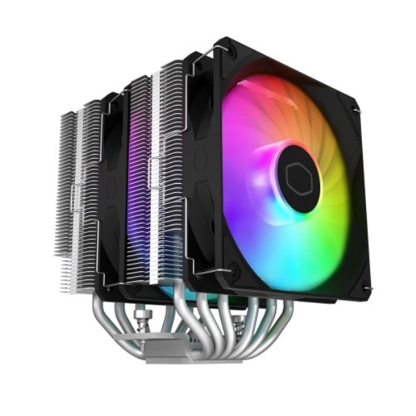 Hyper 620S / DUAL 空冷CPU FAN 120mmARGBファン / Intel LGA1700/LGA1200/LGA1151/LGA1150/LGA1155/LGA1156 / AMD AM5/AM4 CPUソケット対応 RR-D6NA-17PA-R1