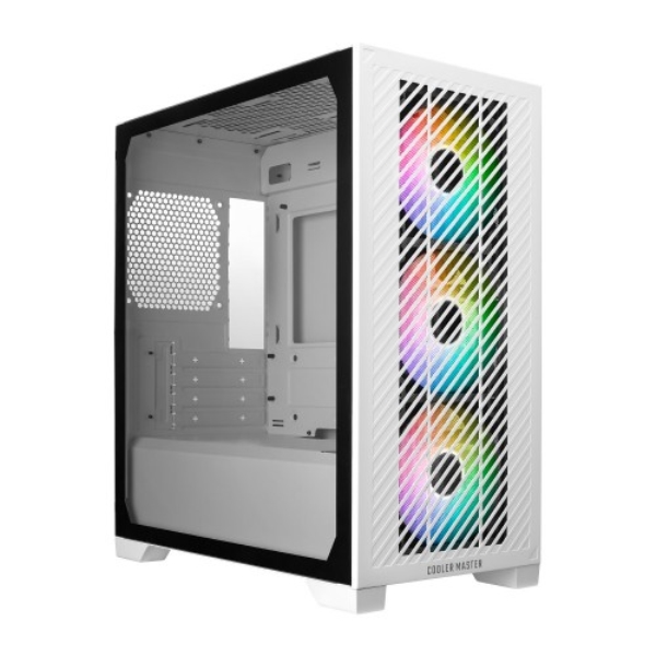 Elite 301 White/MicroATX PCP[X/ARGBt@3ڃf/zCg/ʋCɗDꂽtbgfUC/USB 3.2 Gen1 Type-C/280mmWG[^[Ή E301-WGNN-S00