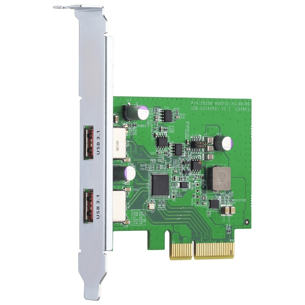 2ポート USB 3.2 Gen.2 Type-A カード (単体) QXP-10G2U3A
