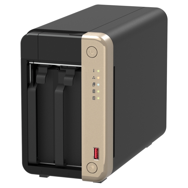 QNAP TS-264 ミドル 2TB (1TB×2) + 先出しSB保守+データ復旧チケット5