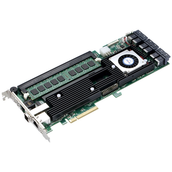 ARECA SAS/SATA RAIDカード 12ポート PCIe3.0、3x SFF-8643、1x SFF