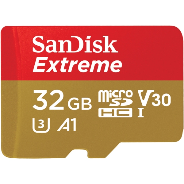 SanDisk Extreme microSDHC UHS-IJ[h 32GB SDSQXAT-032G-JN3MD