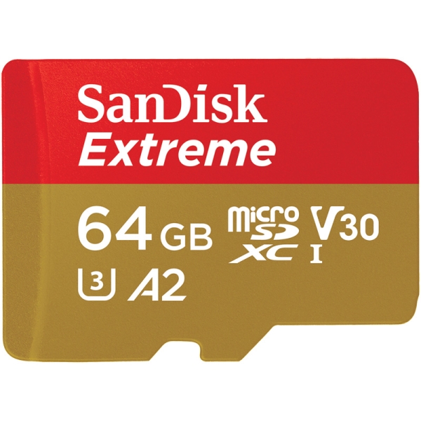 SanDisk Extreme microSDXC UHS-IJ[h 64GB SDSQXAH-064G-JN3MD