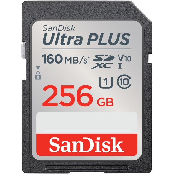 SanDisk Ultra PLUS SDXC UHS-IJ[h 256GB SDSDUWL-256G-JN3IN