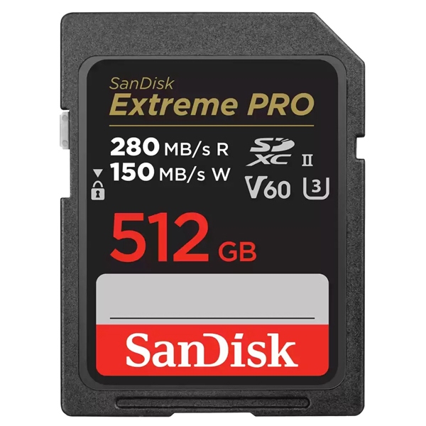 SanDisk Extreme PRO UHS-II V60 512GB SDSDXEP-512G-JNJIP