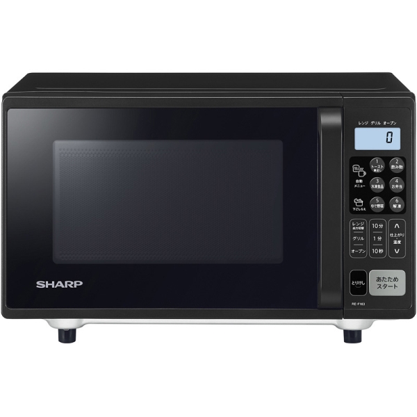 オーブンレンジ 16L フラットタイプ ブラック系 RE-F163-B