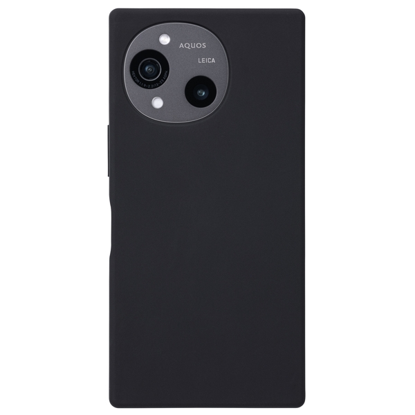 シャープ(モバイル) AQUOS R10用 SHARP純正シリコンケース チャコール