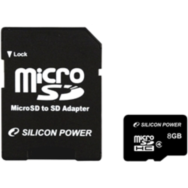 microSDHCJ[h 8GB (Class4)  5Nۏ (SDHCA_v^[t) SP008GBSTH004V10